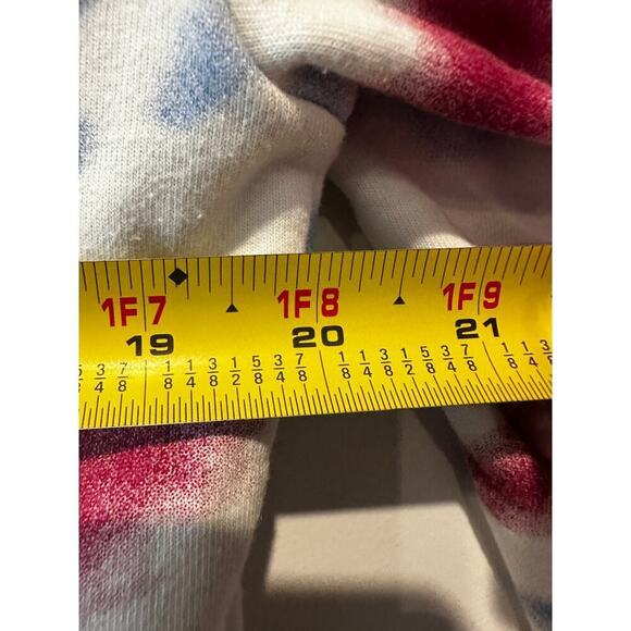 Disney Size Small Tie Dye Red Blue Mickey Mouse Cropped Hoodie Collector - Picture 9 of 11